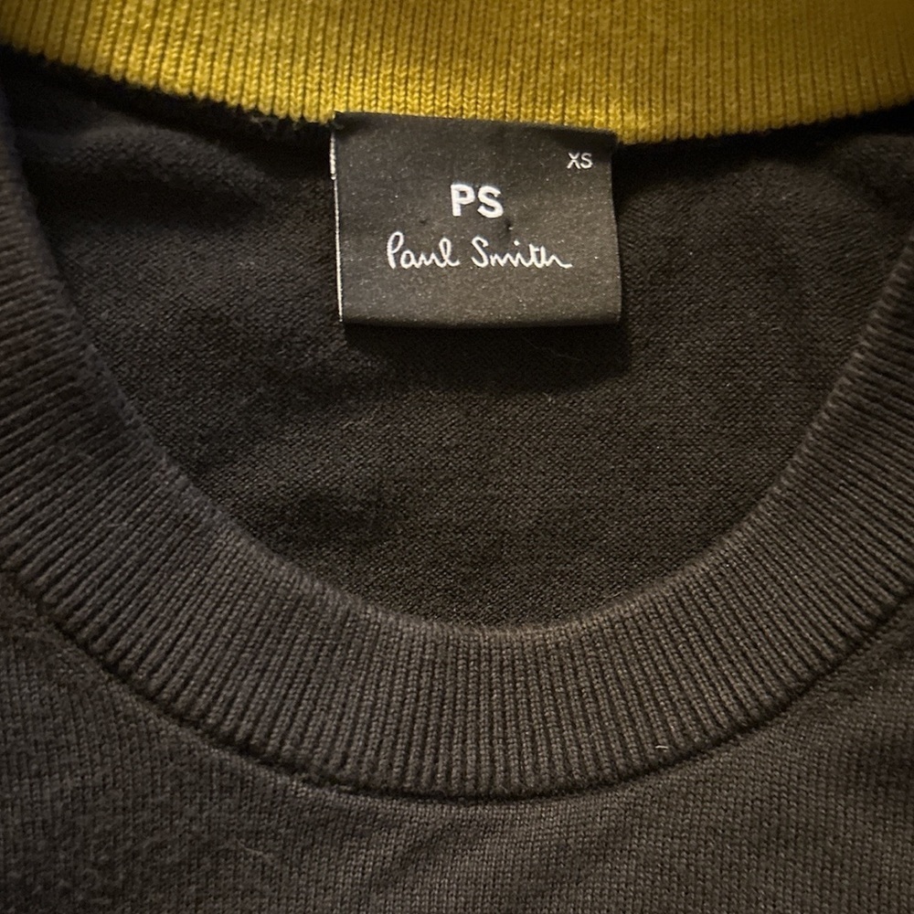 PS Paul Smith black zebra logo crew neck, NWOT. Size Xs - Picture 5 of 6